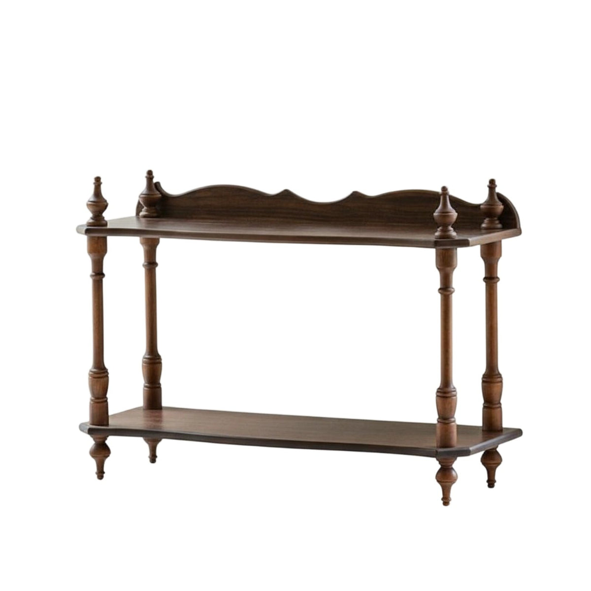 3-Tier Corner Stand Retro Design 3-Step Corner Product Stand Multitier Storage