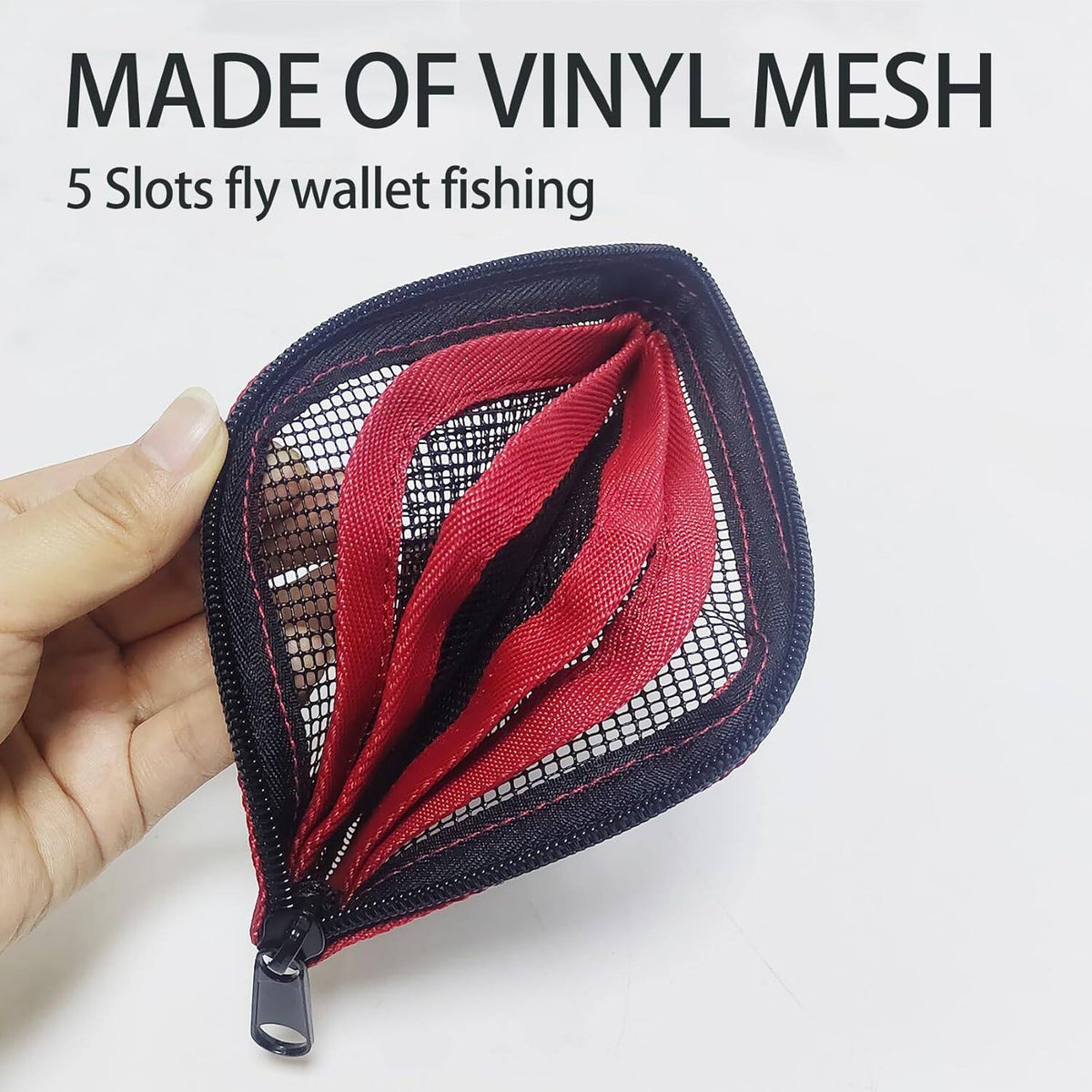 Fly Fishing Line Storage Bag with Tapered Leader Pouch, Three Colors