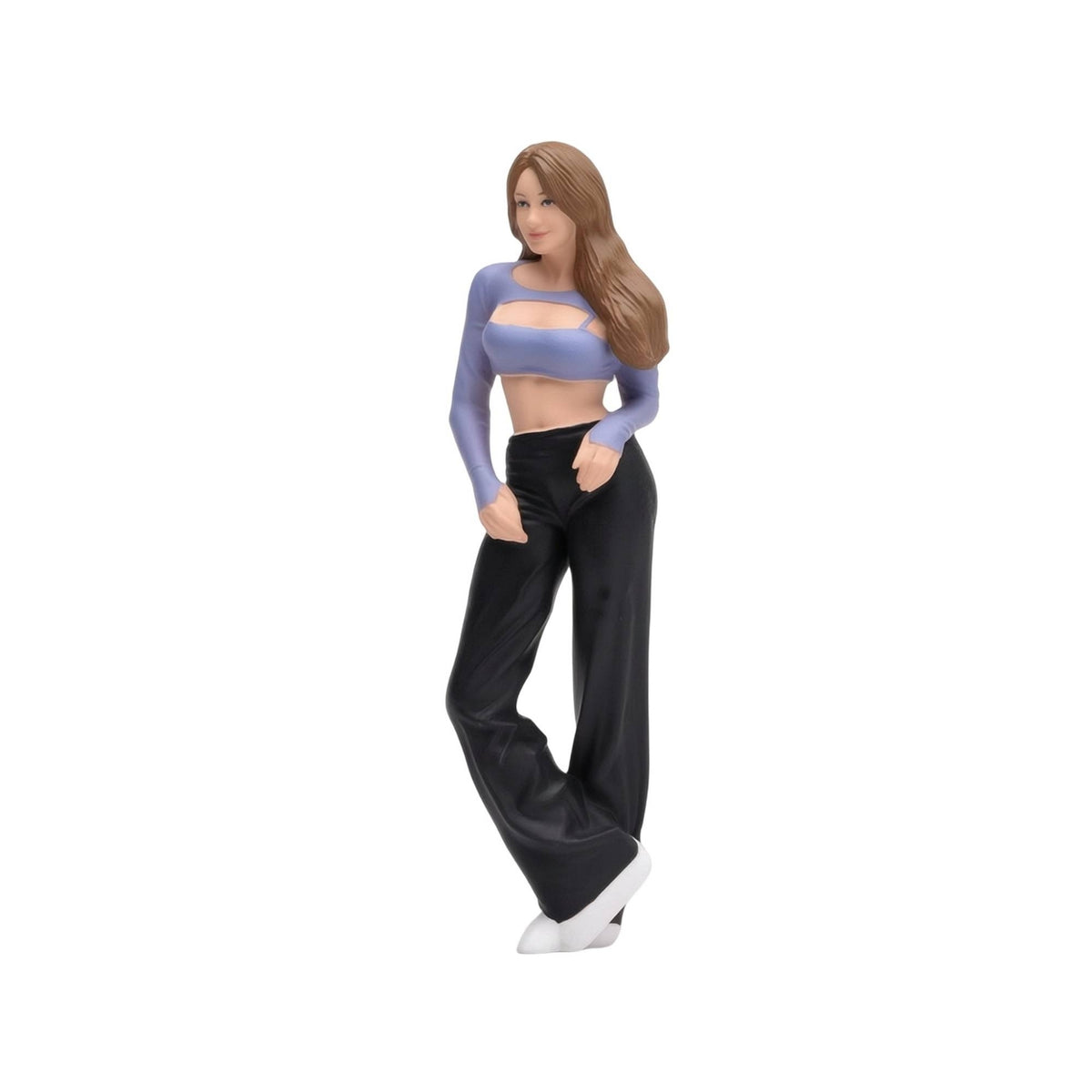 Miniature Female Figurine Collectible Resin Figure in 1/18 Scale Display Diorama Figure for Collectors