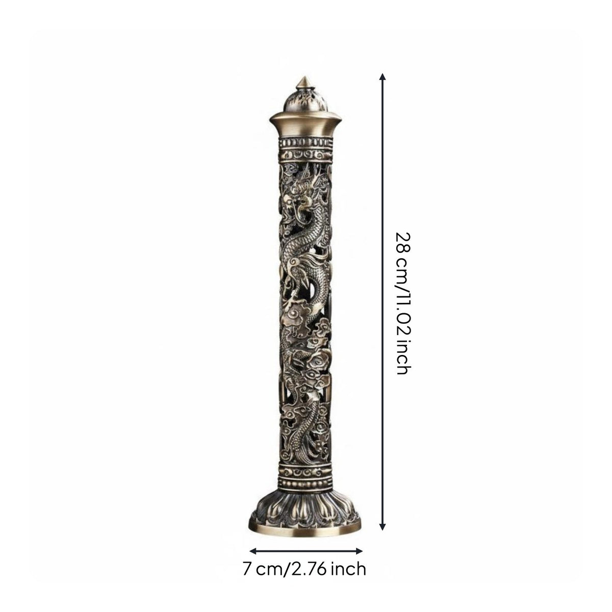 Dragon Carved Scent Burner Chinese Style Dragon Scent Burner Home Decor