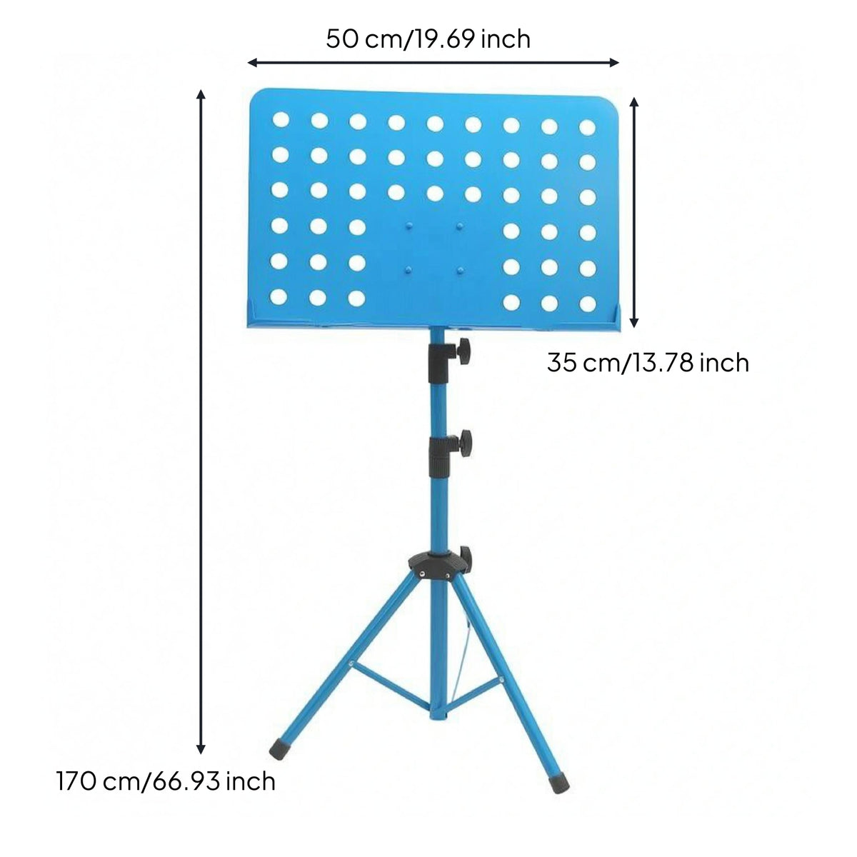 Perforated Portable Folding Music Stand Carrying Bag Tripod Music Stand