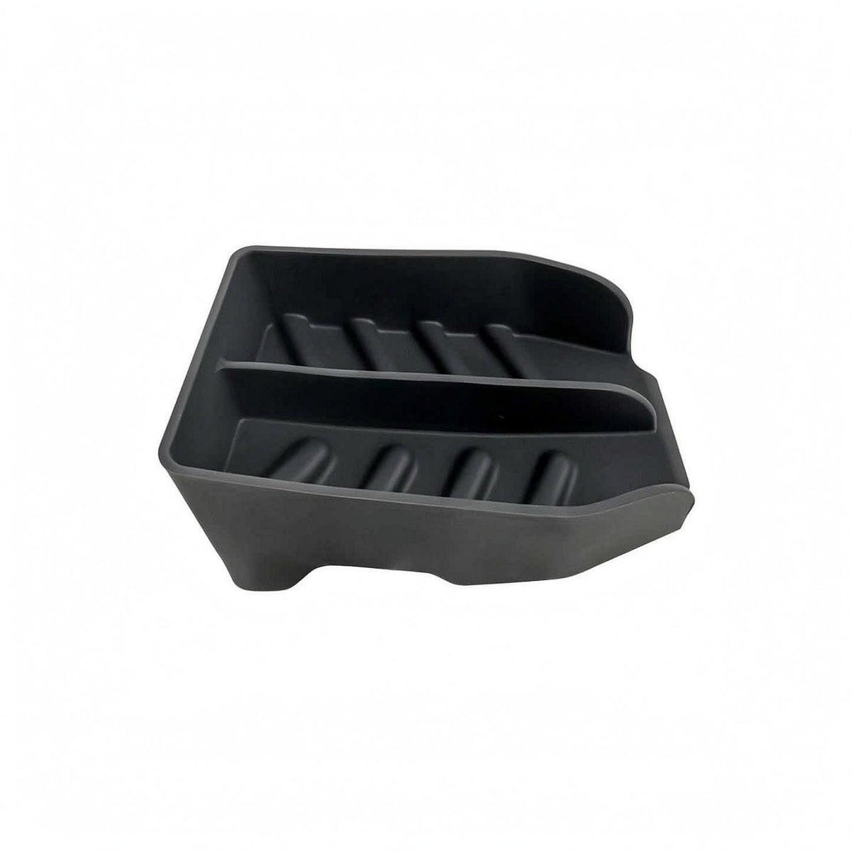 Countertop Drain Rack Divided Compartments Utensil Holder Compact