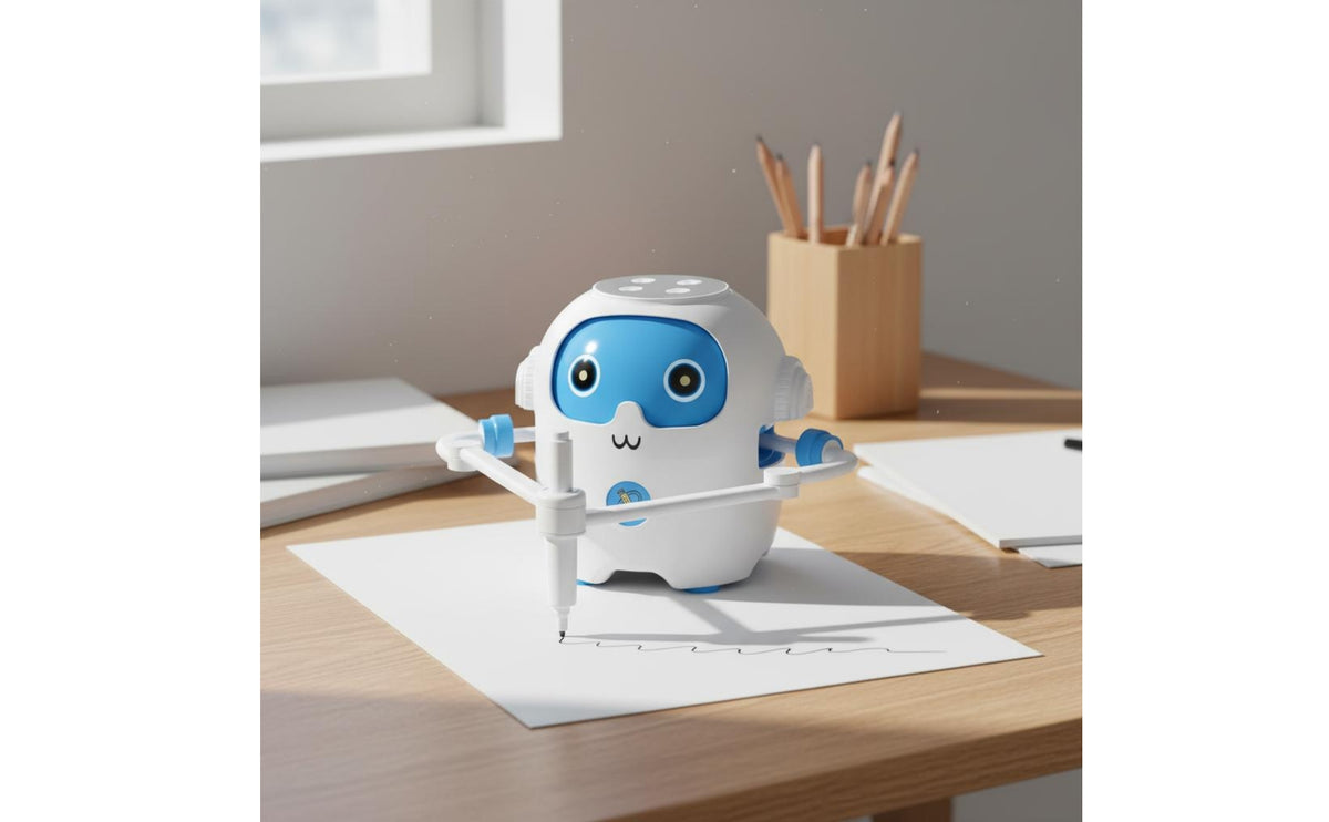 Smart Drawing Robot Absolute Beginner-Beginner Friendly Educational Drawing Robot Easy to Learn Learning Toy for Preschool, Classroom