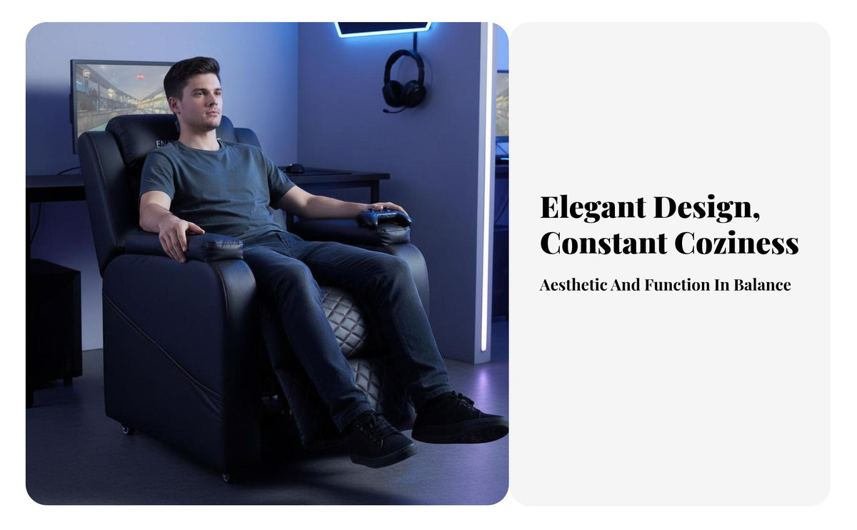 Fully Reclining Esports Recliner Adjustable spine supportrest Gaming Recliner Ergonomic Support Single Sofa Thickly Padded for video game enthusiasts, Home Office Users, Students, Internet Cafe, Bedroom