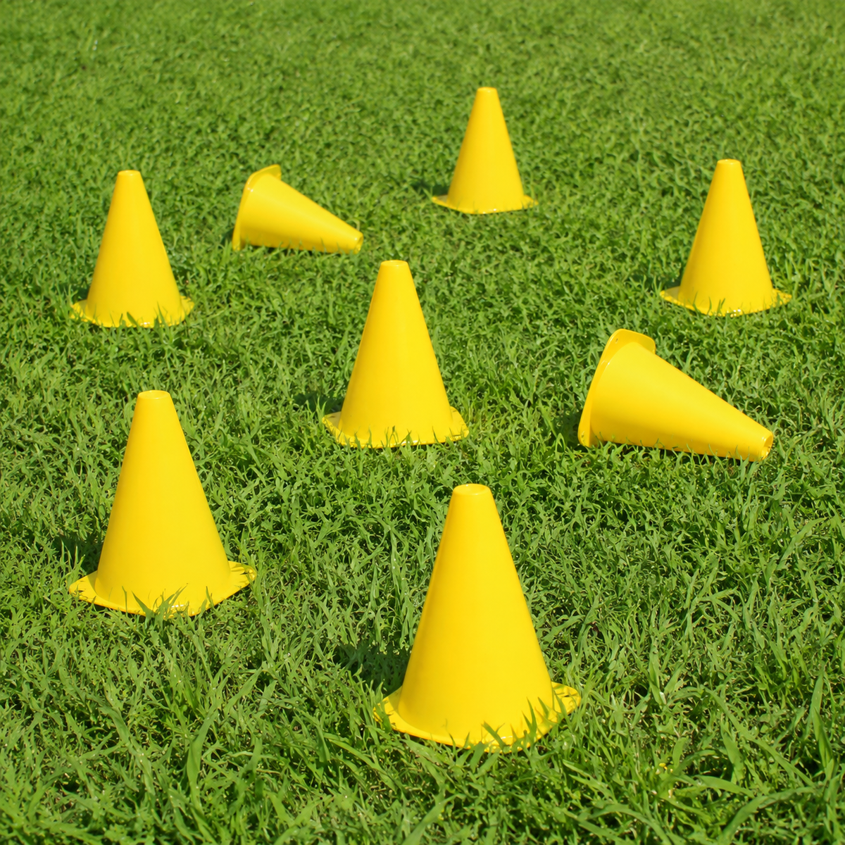 Color Cone, 23cm, Mini Cone, PE Made, Flexible, For Agility Training