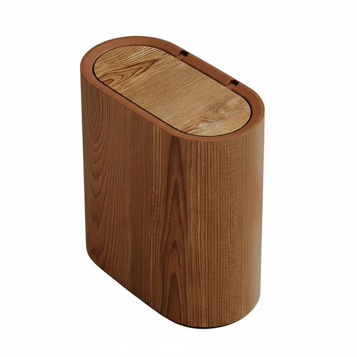 Trash Can Space-Saving Design Narrow Garbage Bin Wastebasket for Office