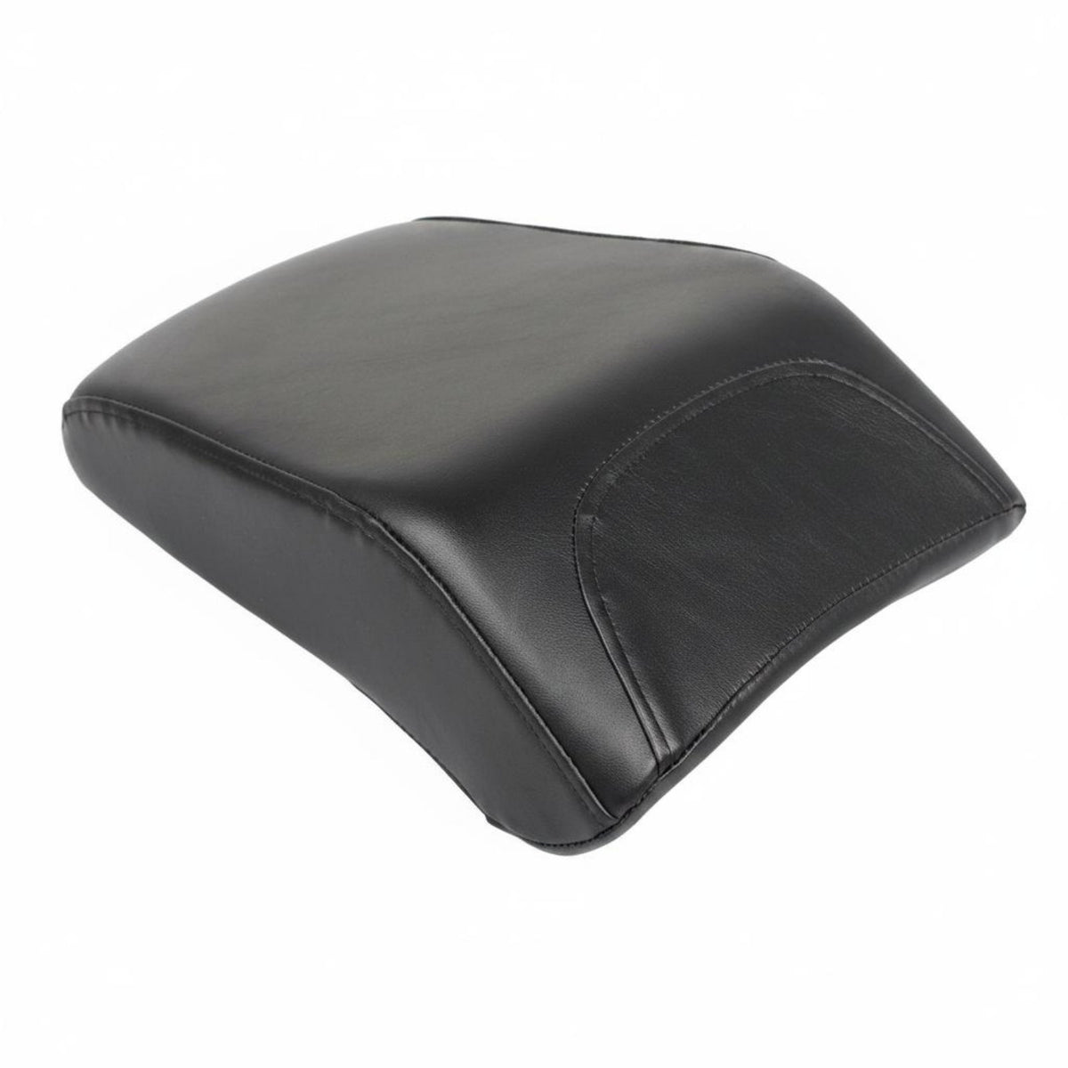 Leather Motorcycle Rear Seat Cushion Stitched Finish Pillion Seat Foam Padding