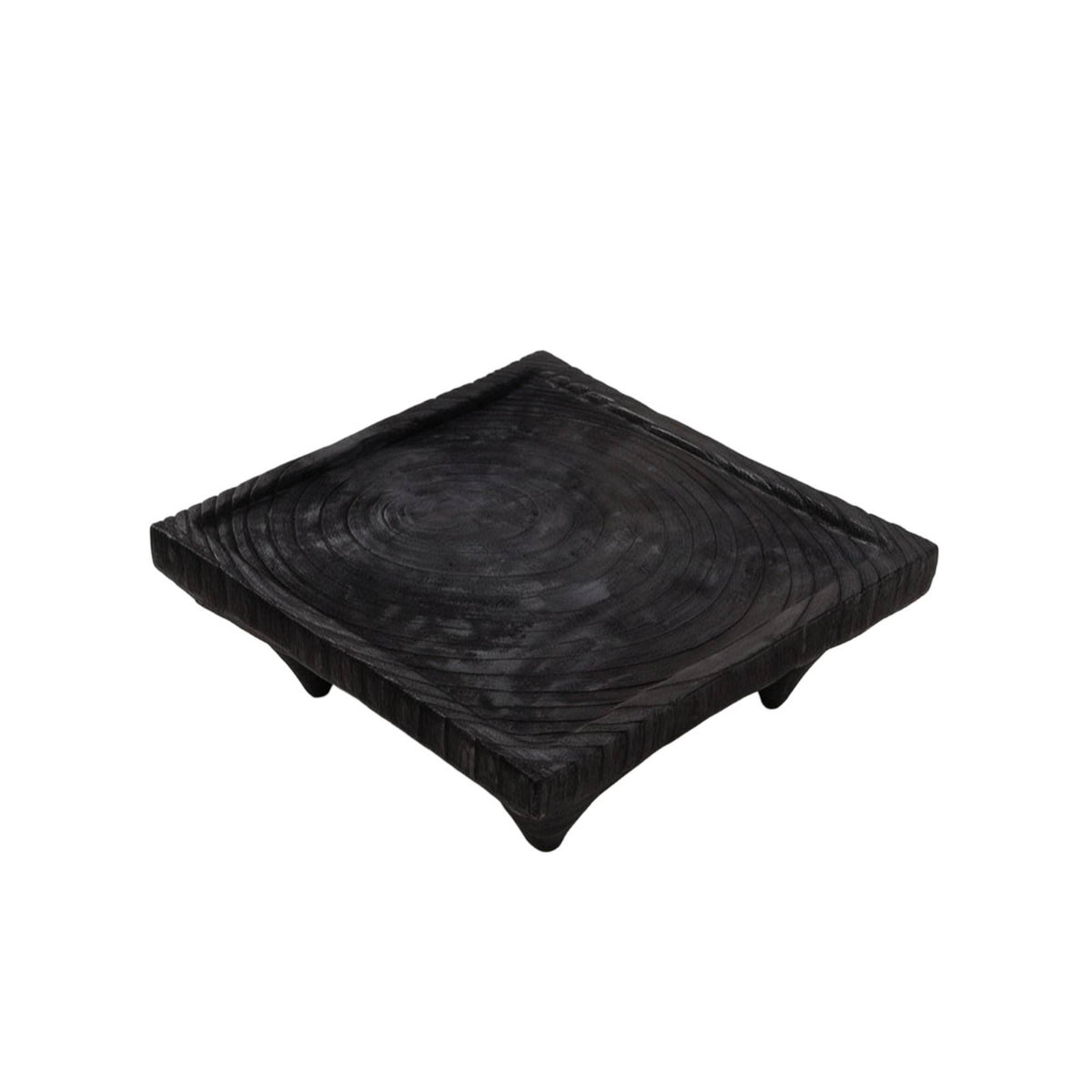 Tabletop Tea Table Meditative-Style Low Tea Table Wood-Grain for Small Areas