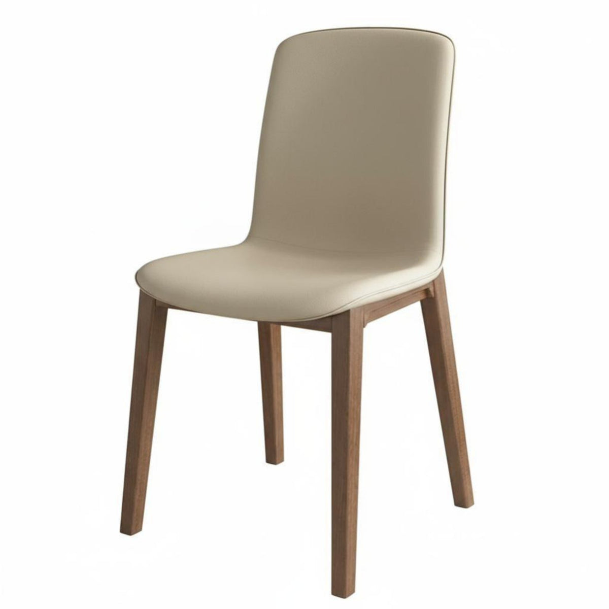 Upholstered rearrest Seat Nordic Aesthetic Upholstered Side Chair Minimalist design Armless for Homeowners, Interior Designers