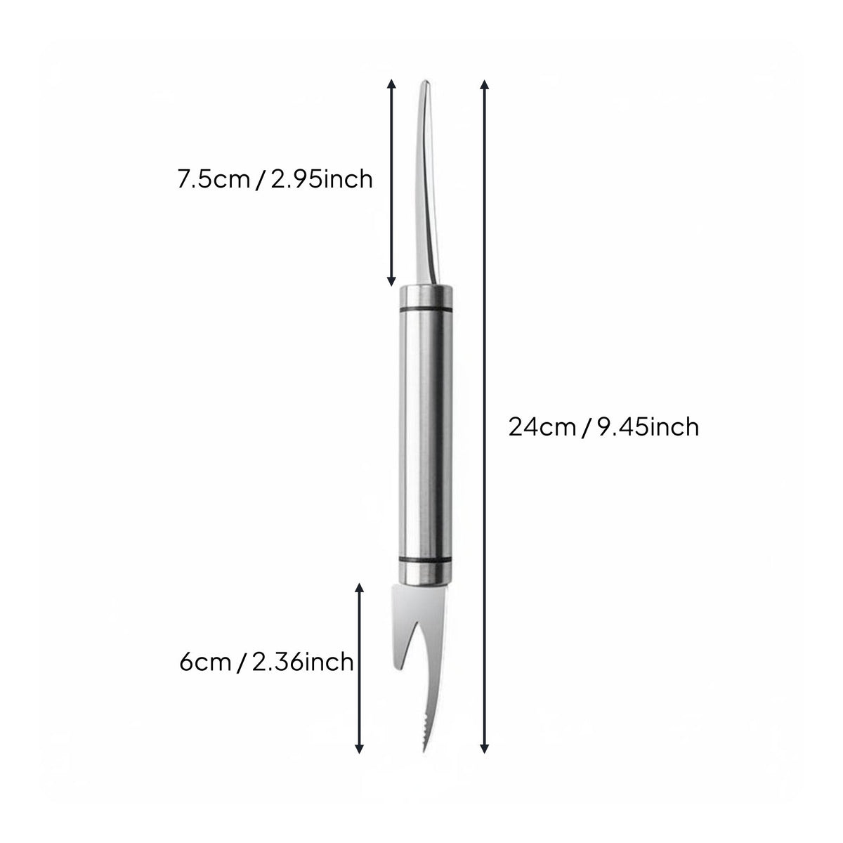 Stainless Steel Shrimp Deveiner Easy to Clean for Seafood Lovers