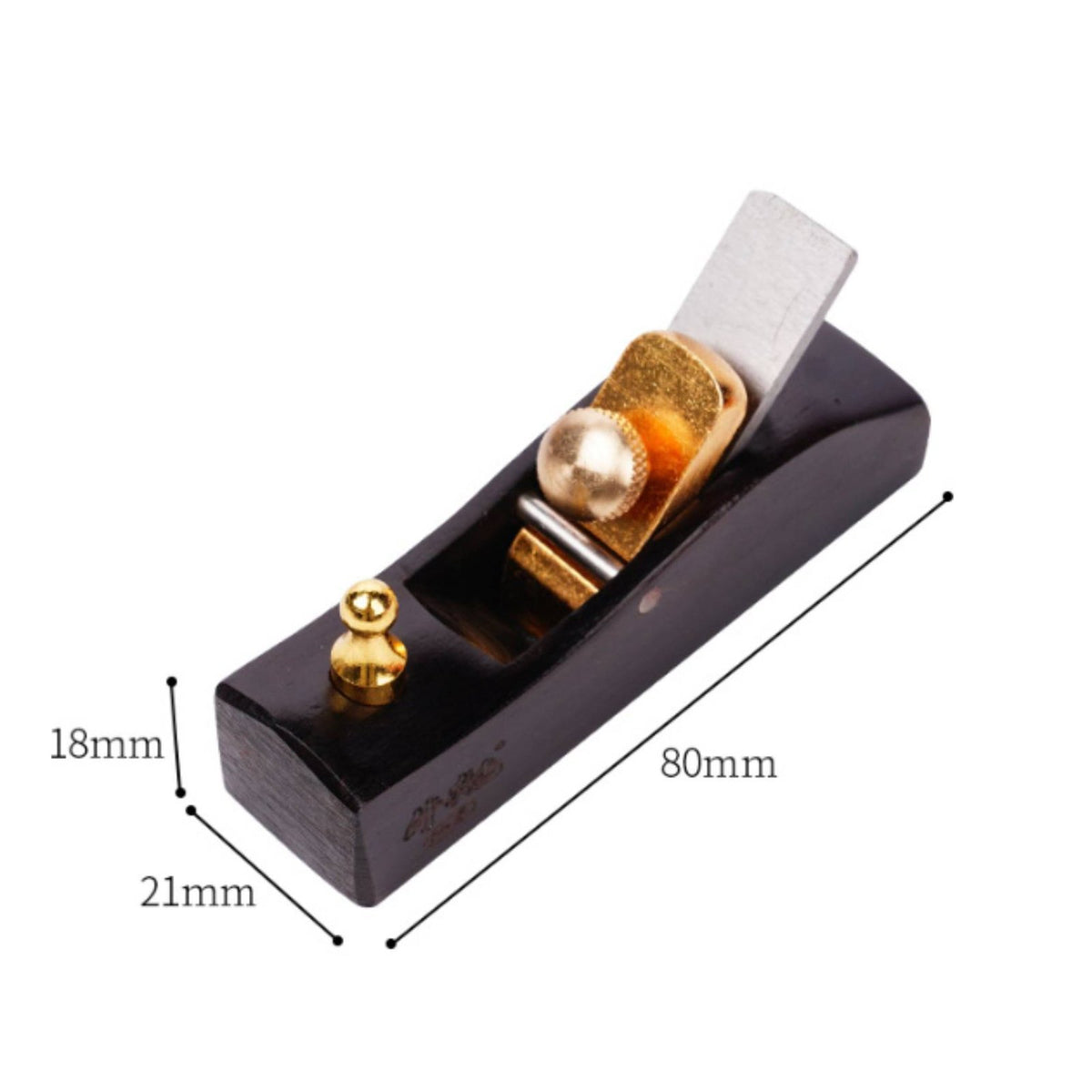 Mini Block Plane Long-Lasting Ebony Wood Plane Easy Adjustment for Woodworkers