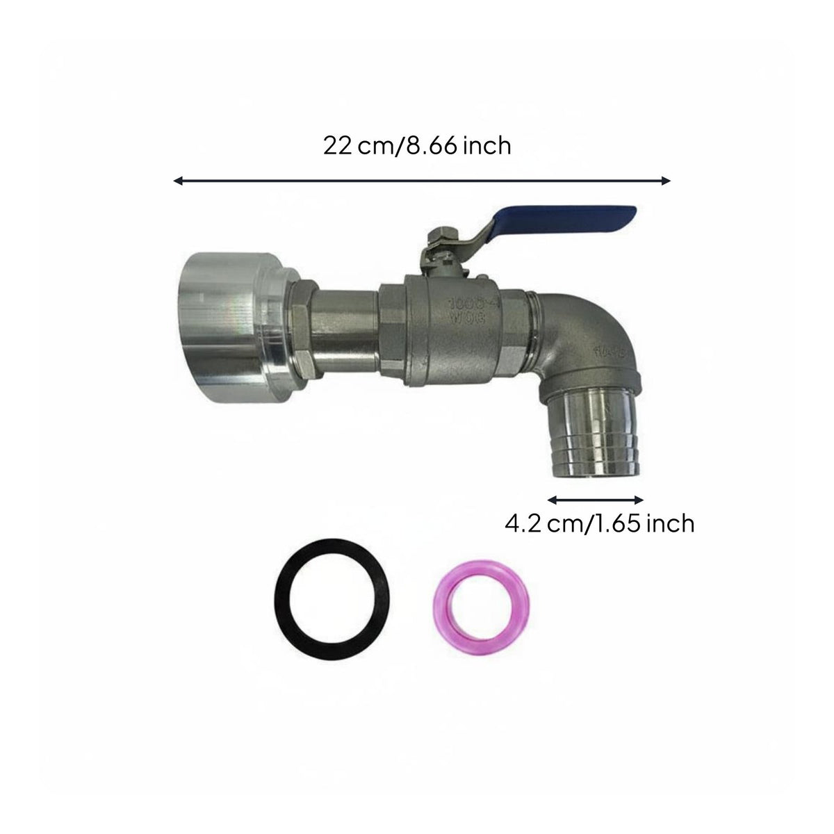 Tank Drain Valve Tote Adapter Easy Installation Tote Container