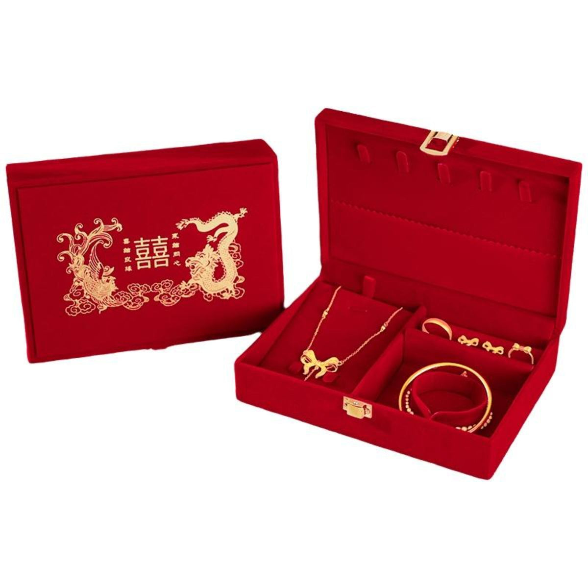 Wedding ring organizer box