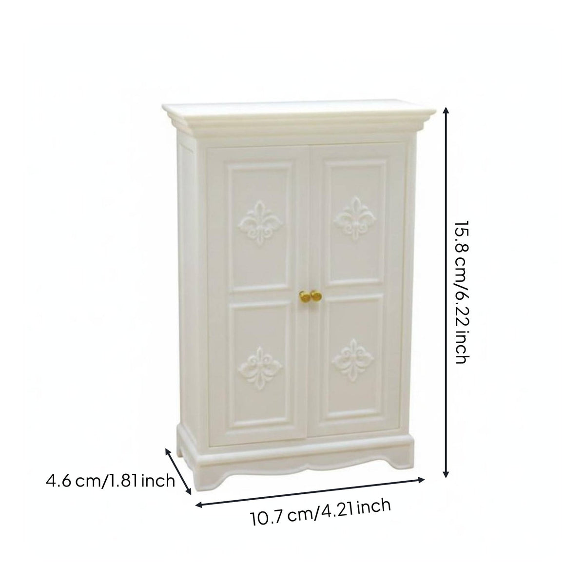 1:12 Scale Wardrobe Photography Prop Toy Furniture for Hobbyists