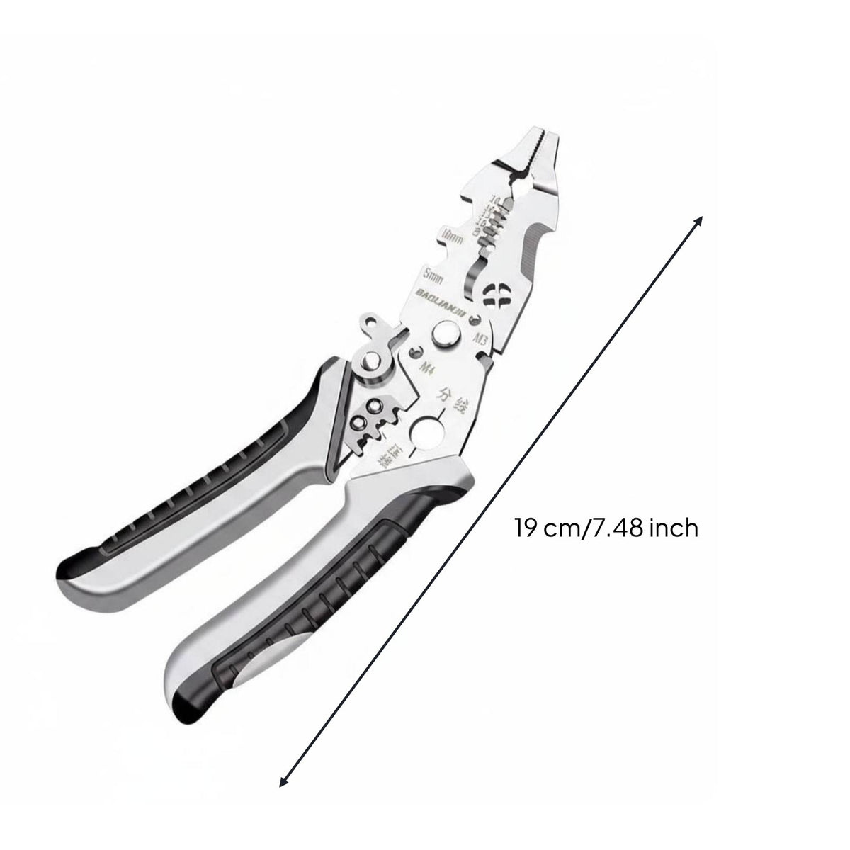 Multifunction Stripping All in Single Angled Wire Ergonomic Grip