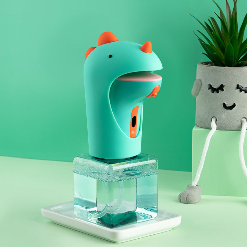 New Foam Type Children's Cartoon Soap Dispenser Battery Operated Automatic Induction Foaming Hand Washing Smart Machine