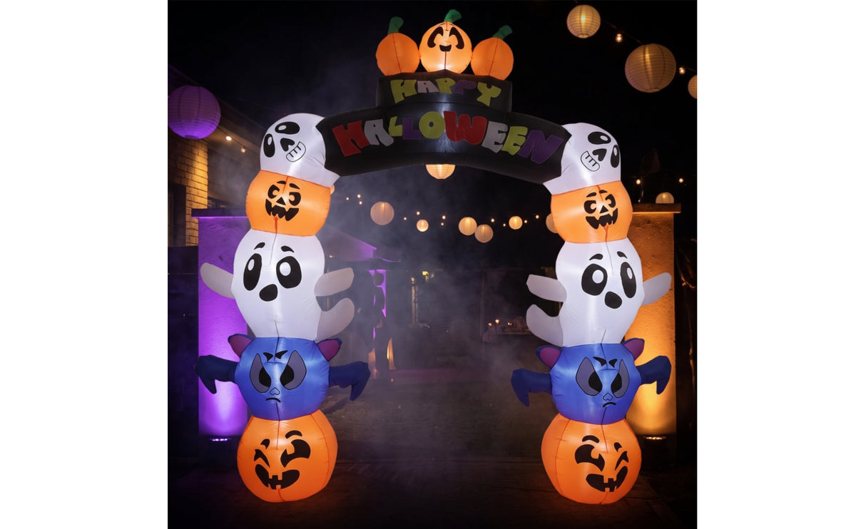 Inflatable Archway Outdoor Halloween Archway Giant Halloween Inflatable Decoration for Homeowners, Porch