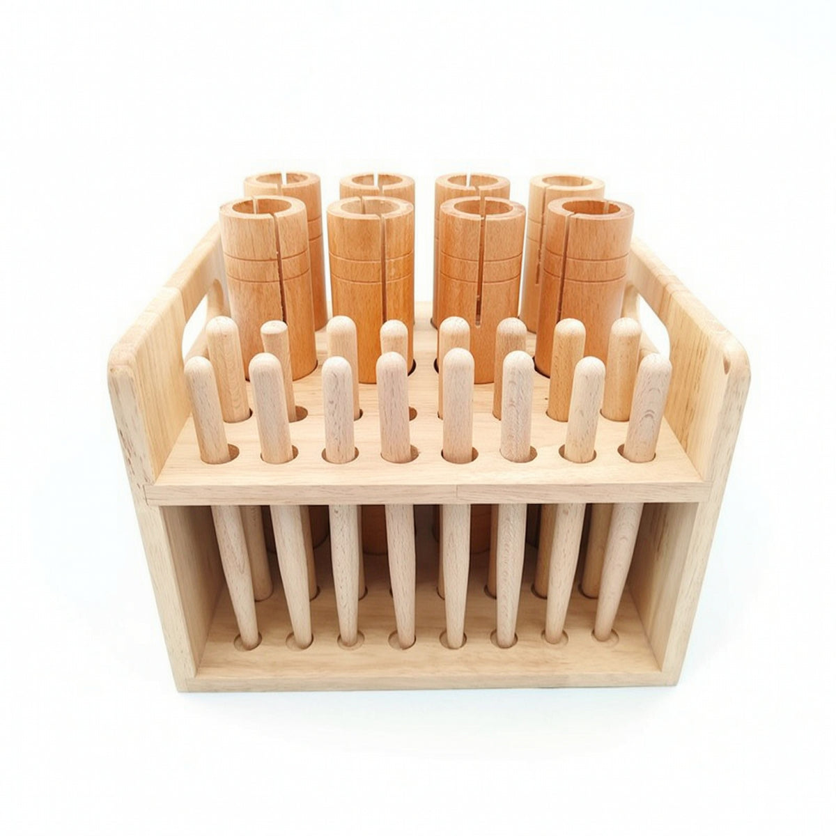 Percussion Set with Storage Box Classroom-Oriented Double-Tone Tube Set Group for Kindergarten, Young Children, Preschool