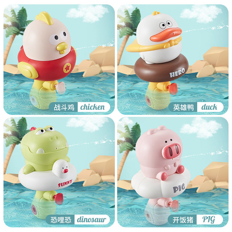 Cartoon Mini Duck Water Gun Toy for Kids - Small Squirt Gun