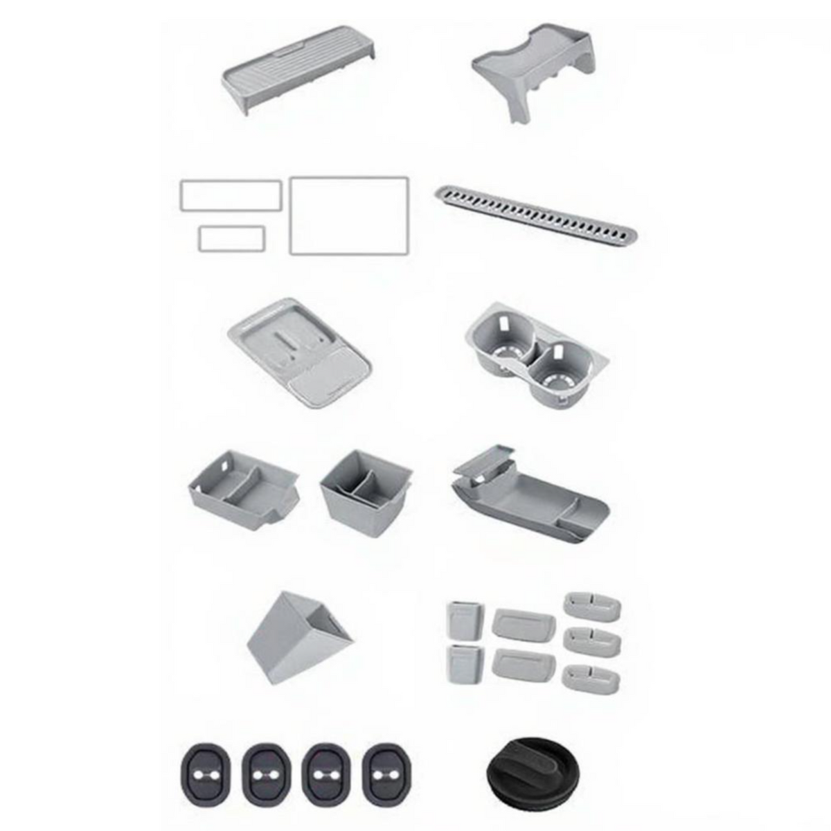Non-slip silicone organizer for ES6