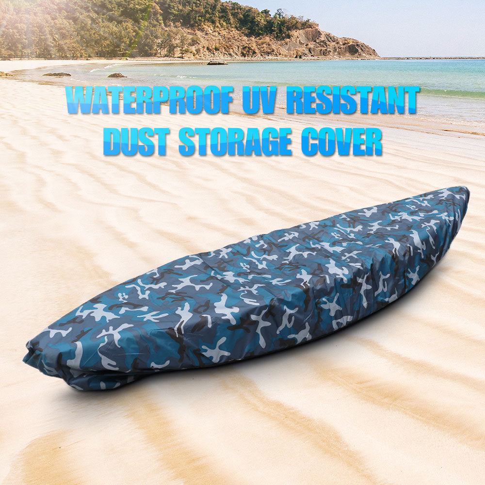 Waterproof Dustproof UV-Protected Kayak Cover Outdoor Boat Cover 210D
