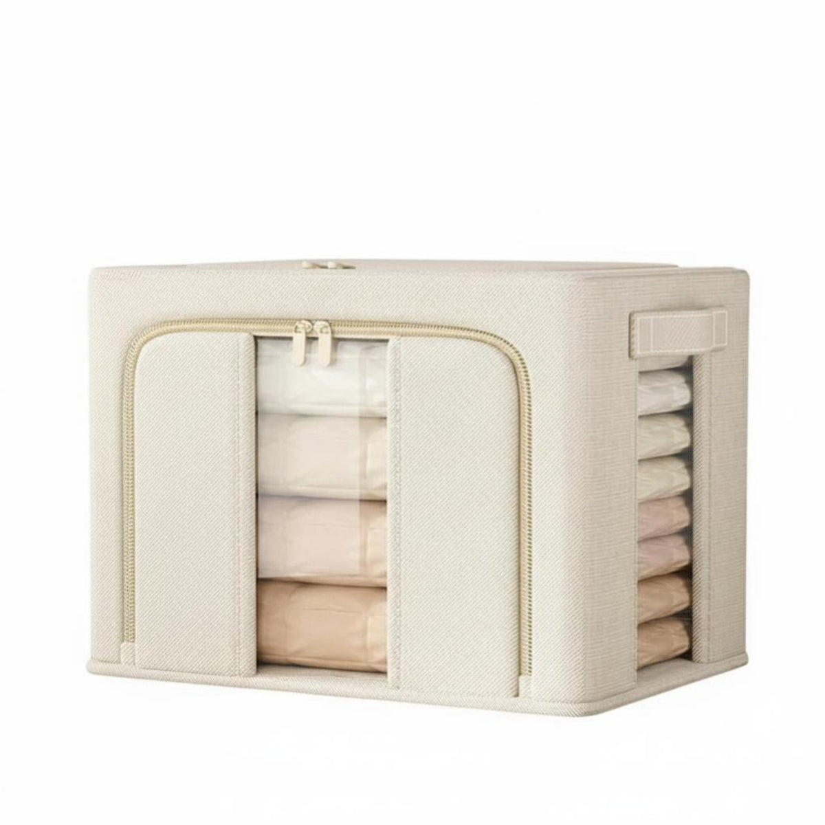 Foldable Quilt Bin Large Capacity Foldable Clothing Tote Breathable Fabric