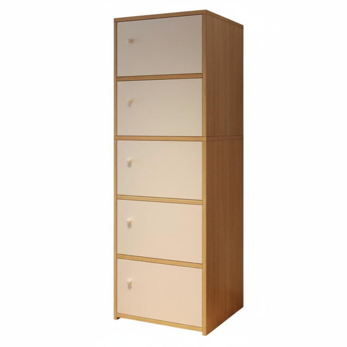Narrow Floor Cabinet particleshield upright Storage Tower With Doors for Homeowners