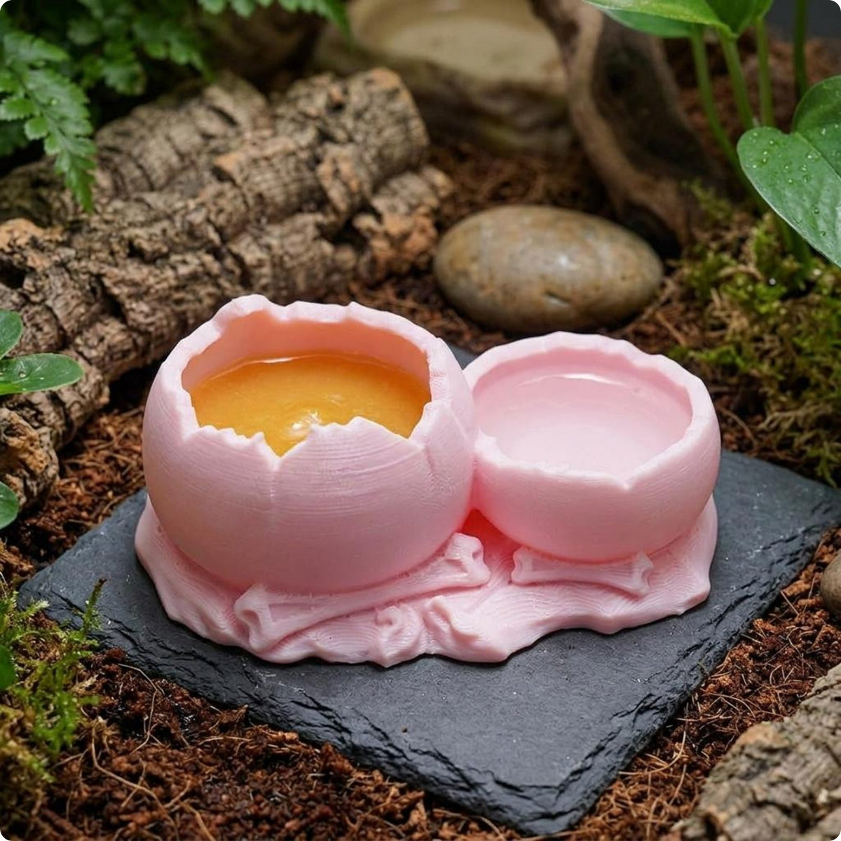 Gecko Feeding Bowl Stable Base Pet Supplies Portion Control