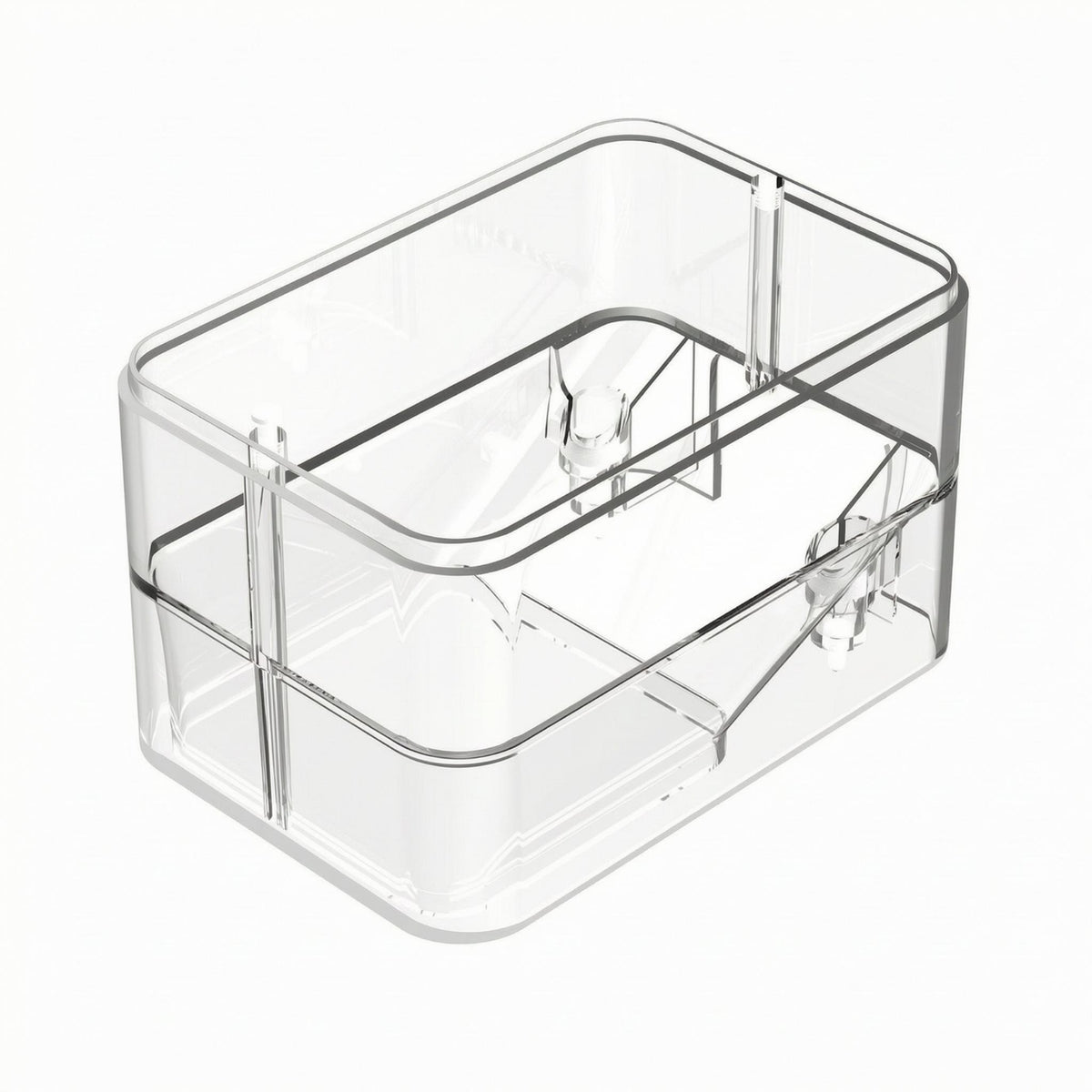 Automatic Aquarium Aquatic Feeder Transparent Aquatic Food Container 200 Ml