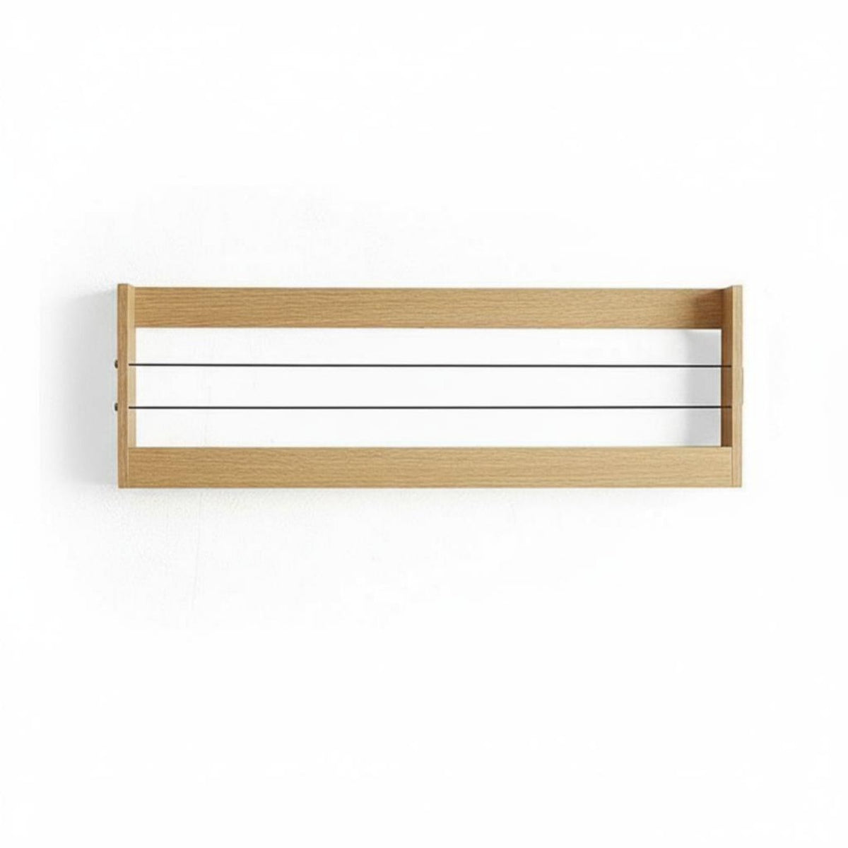 Wall-Mounted Book Ledge Multi-Functional Wall-Mounted Magazine Sling for Renters