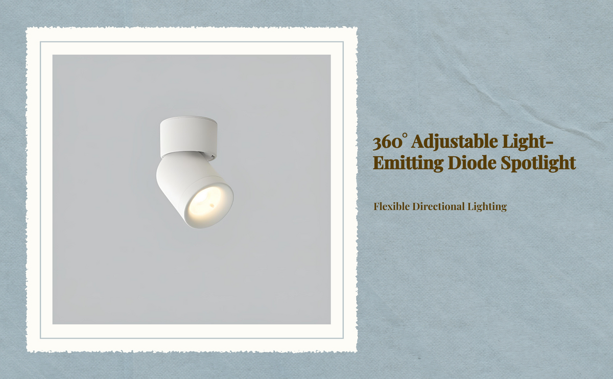 360° adjustable COB LED spotlight