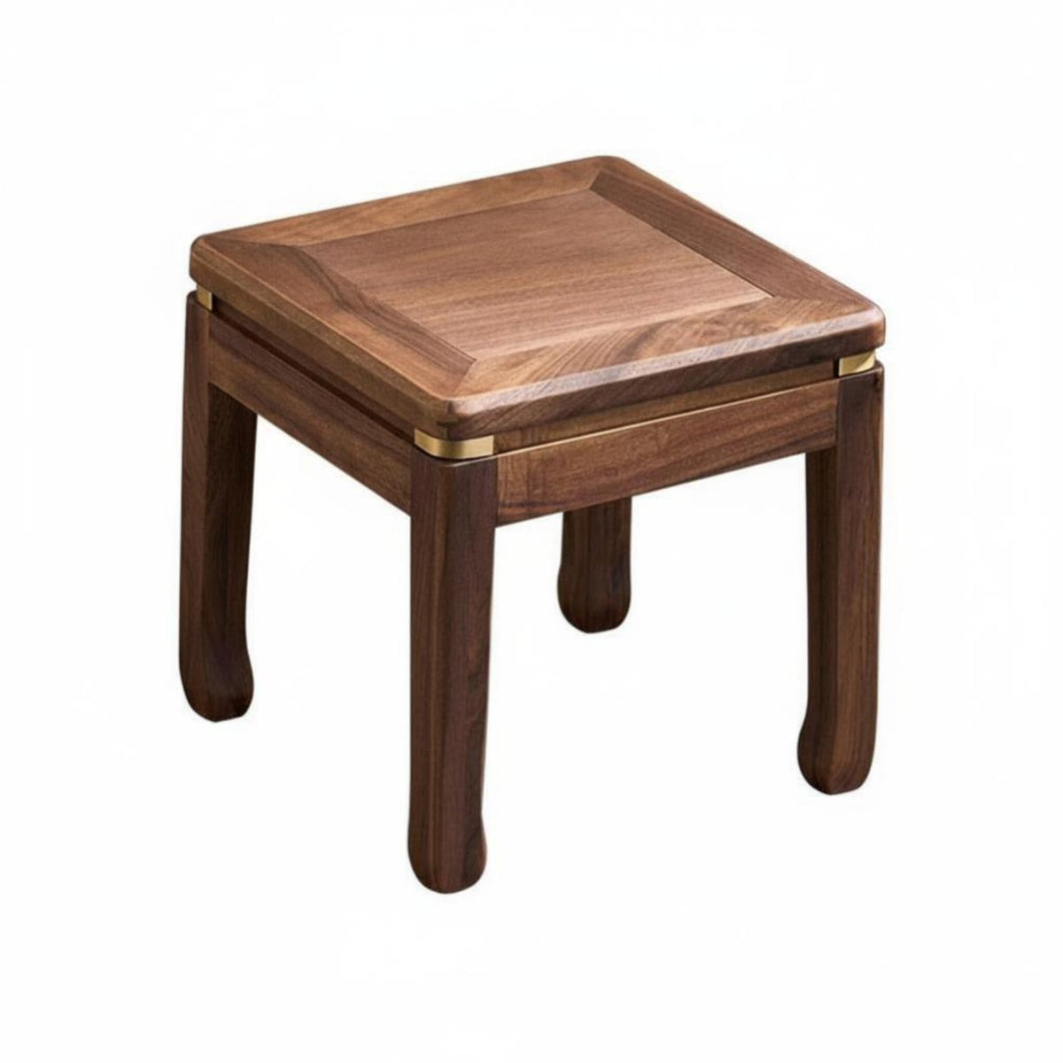 Square-Top Stool Chinese and Aesthetics Household Furniture Versatile Mortise and Tenon Joint for Children