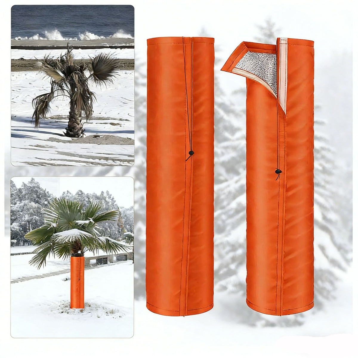 Cross-Border New Gardening Plant Frost Cover, Tree Frost Cover, Palm Tree Root Protector, Winter Garden Insulation Cover