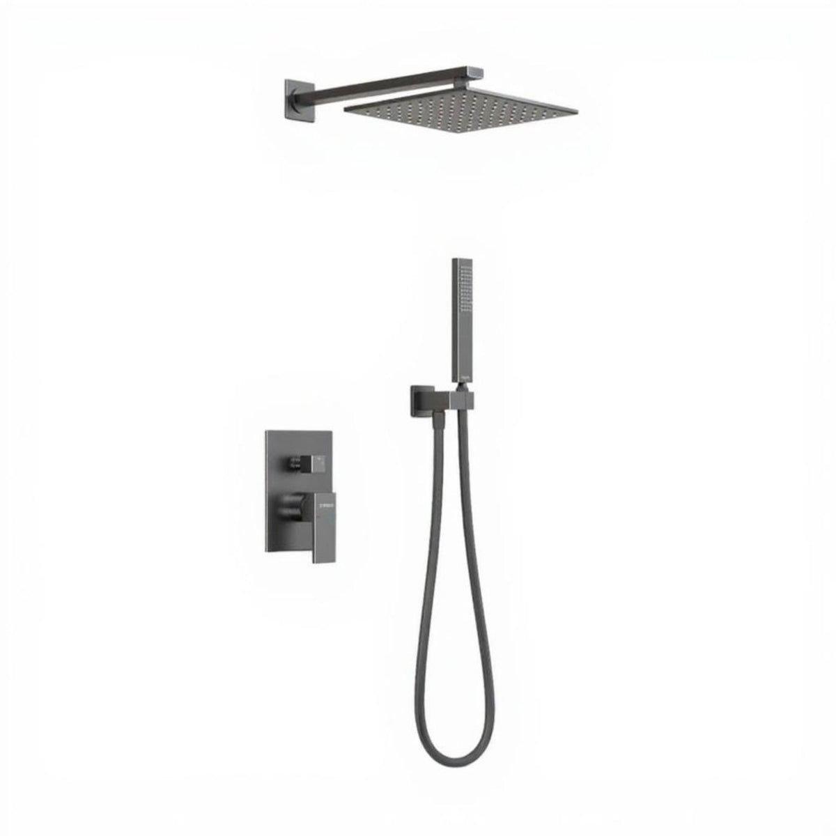Copper shower set with temp control