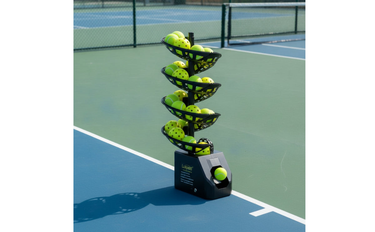 Automatic Ball Feeder with Tripod Sturdy Pickleball Launcher Adjustable Pickleball Machine User-Friendly for Solo Training