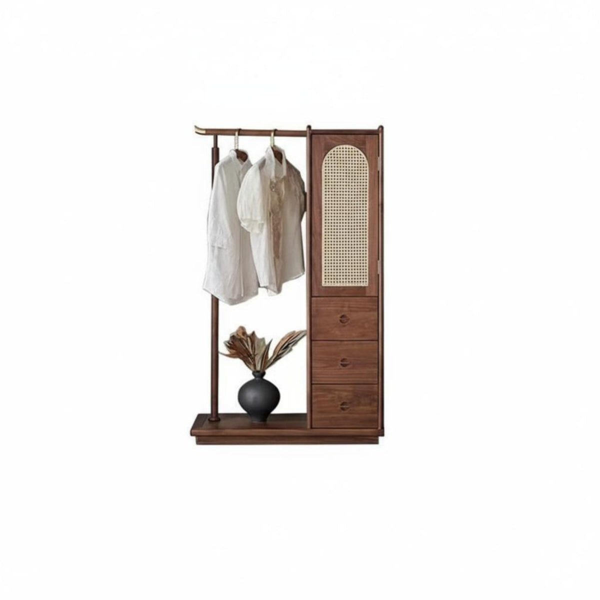 Garment Rack with Drawers Floor-Standing stand-alsinglestanding Closet with Drawers