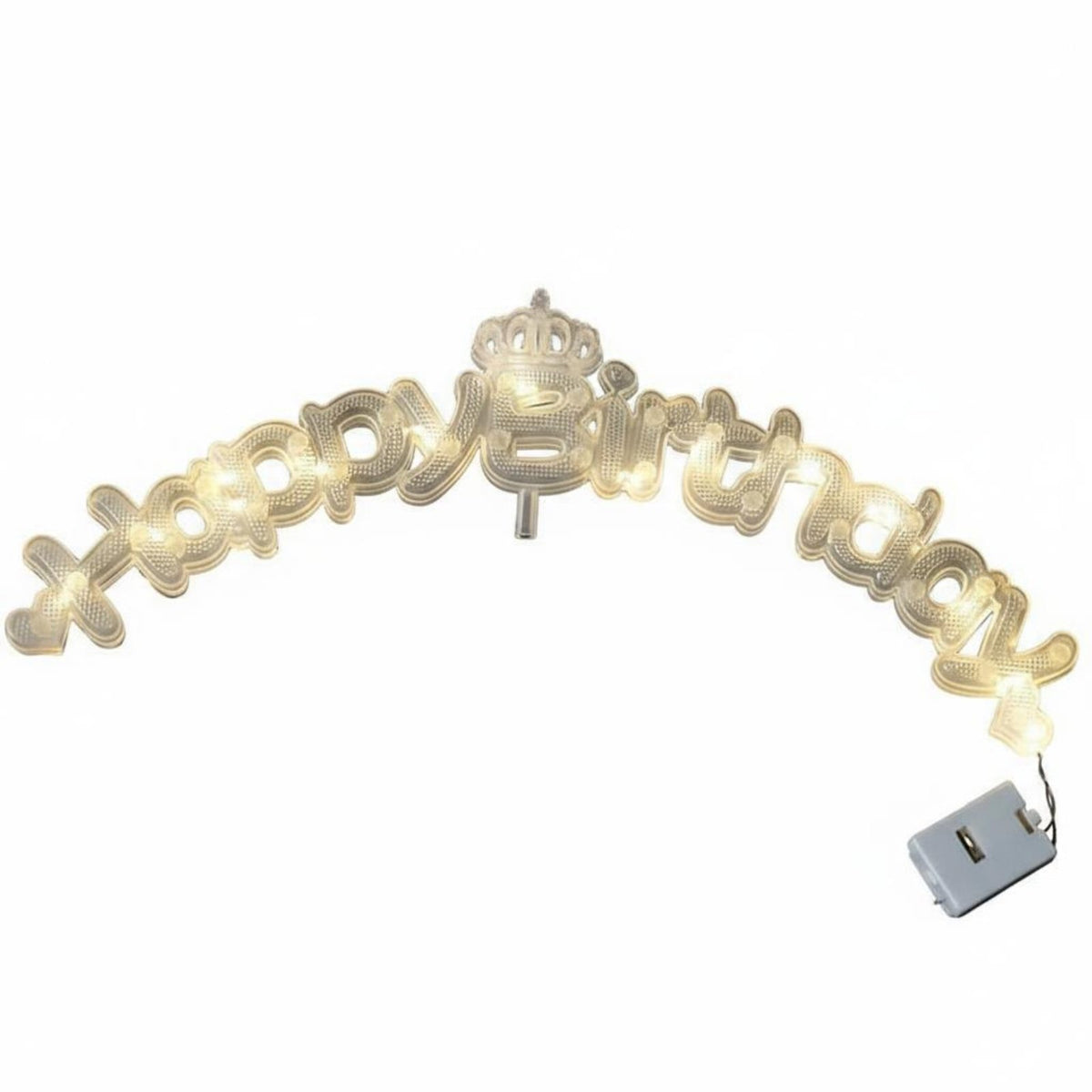 Crown Birthday Cake Light Powered Party Greetings Cake Topper Cooking Accessories
