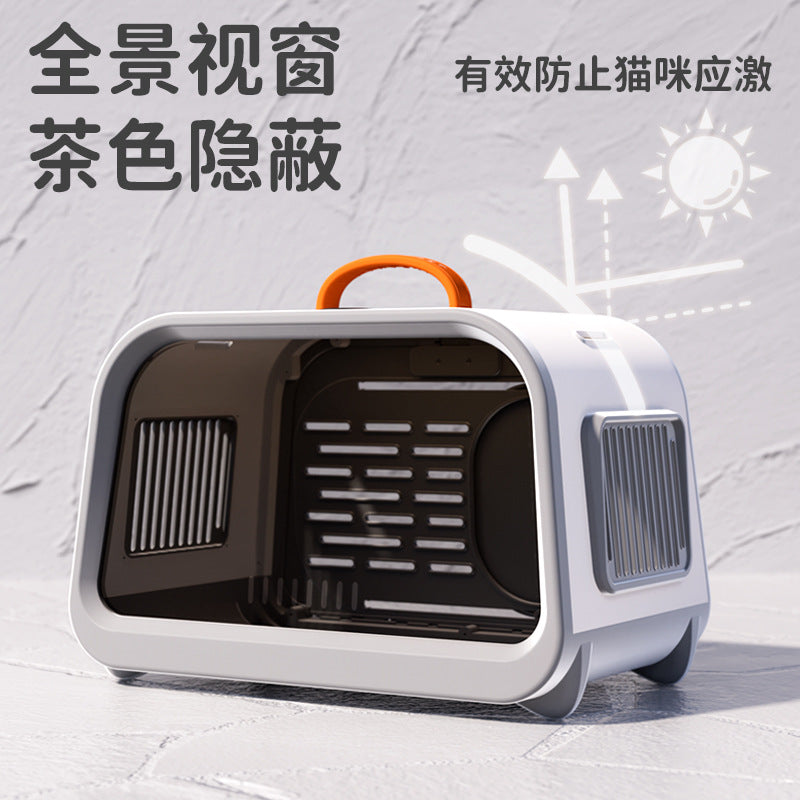 High Appearance Cat Carrier Portable Large Capacity Handbag Cat Space Capsule Cage Crossbody Pet Small Dog Bag