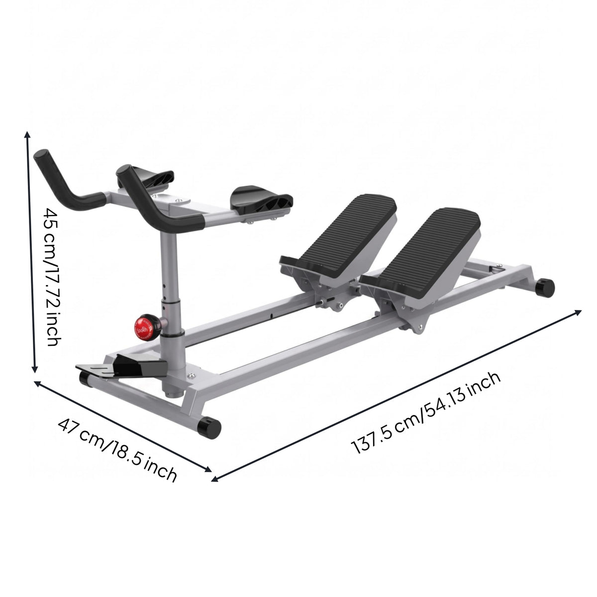 Indoor Climbing Fitness Machine Textured Foot Surface Step Climber Machine