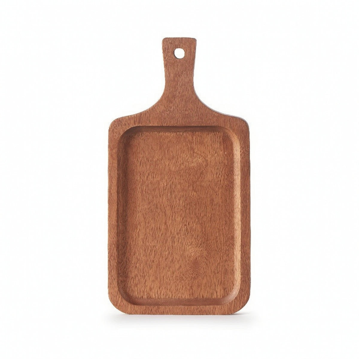 Wooden Serving Board with Handle Natural Grain for Hosts