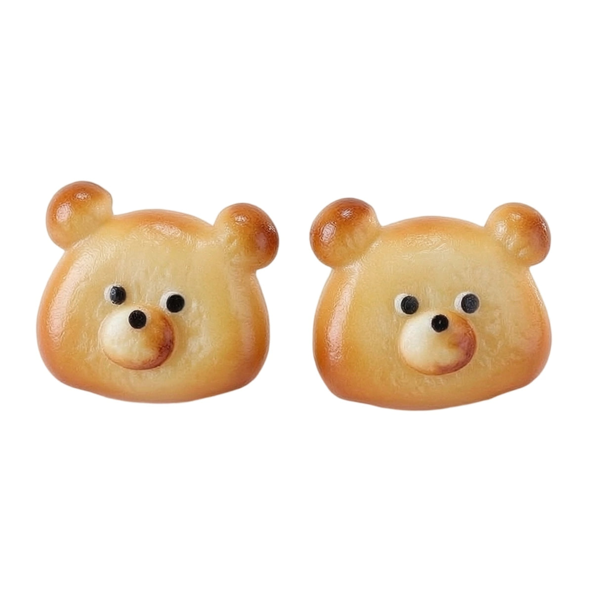 Non Pierced Earrings Cute Bear Earrings Playful Ear Clips for Girls