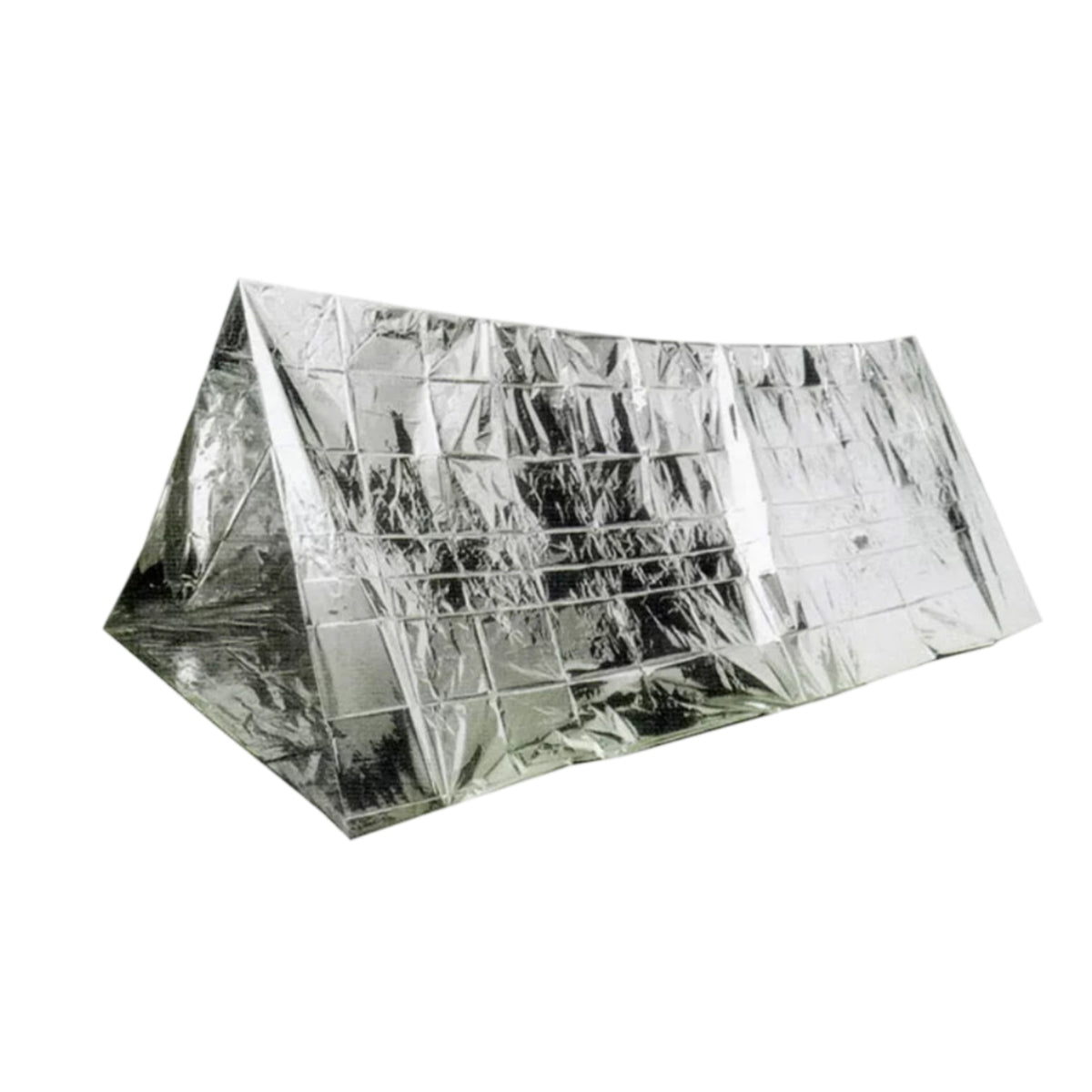 Reflective Emergency Tent with Aluminum Foil Compact Emergency Survival Tent Foldable Survival Shelter Portable for Survivalists