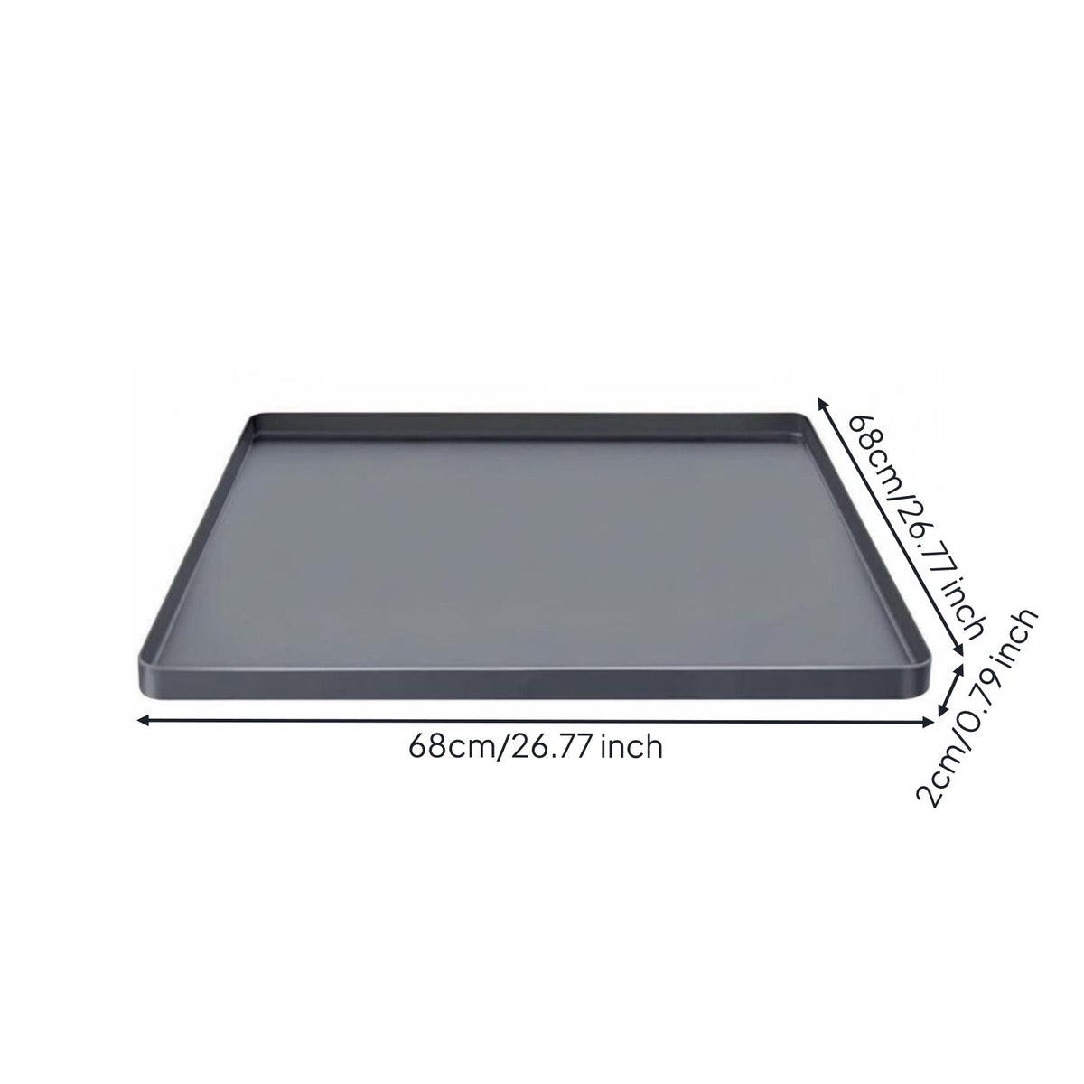 Laundry Machine Pad Waterproof Washing Machine Top Cover Scratch Resistant Silicone Appliance Mat for Garage, Kitchen, Entryway