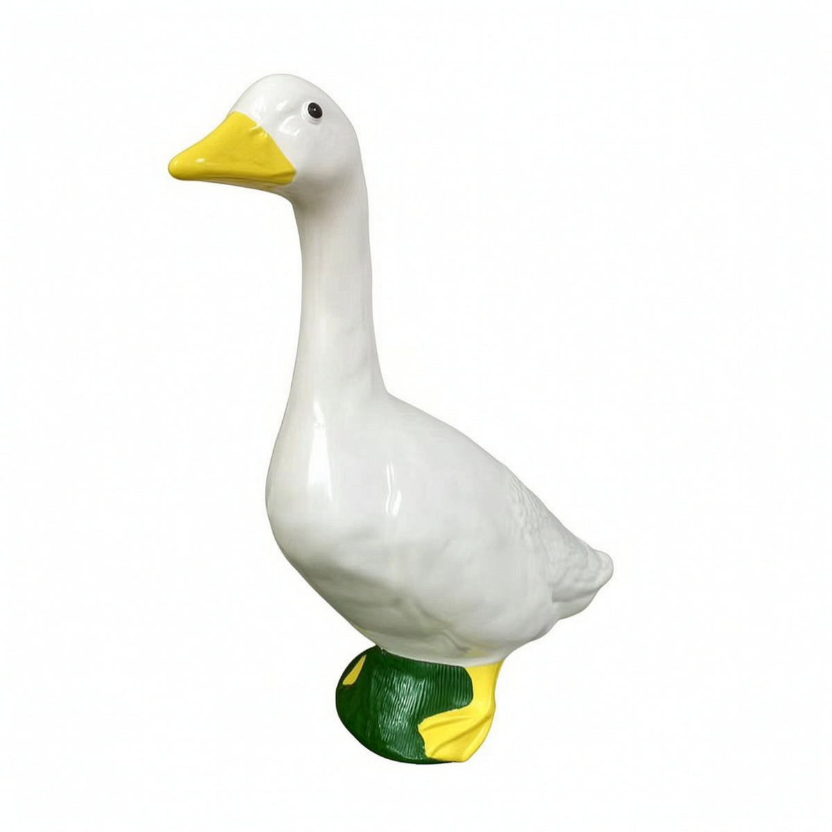 Goose Statue Resin Goose Sculpture Freestanding for Patio, Gardeners, Homeowners