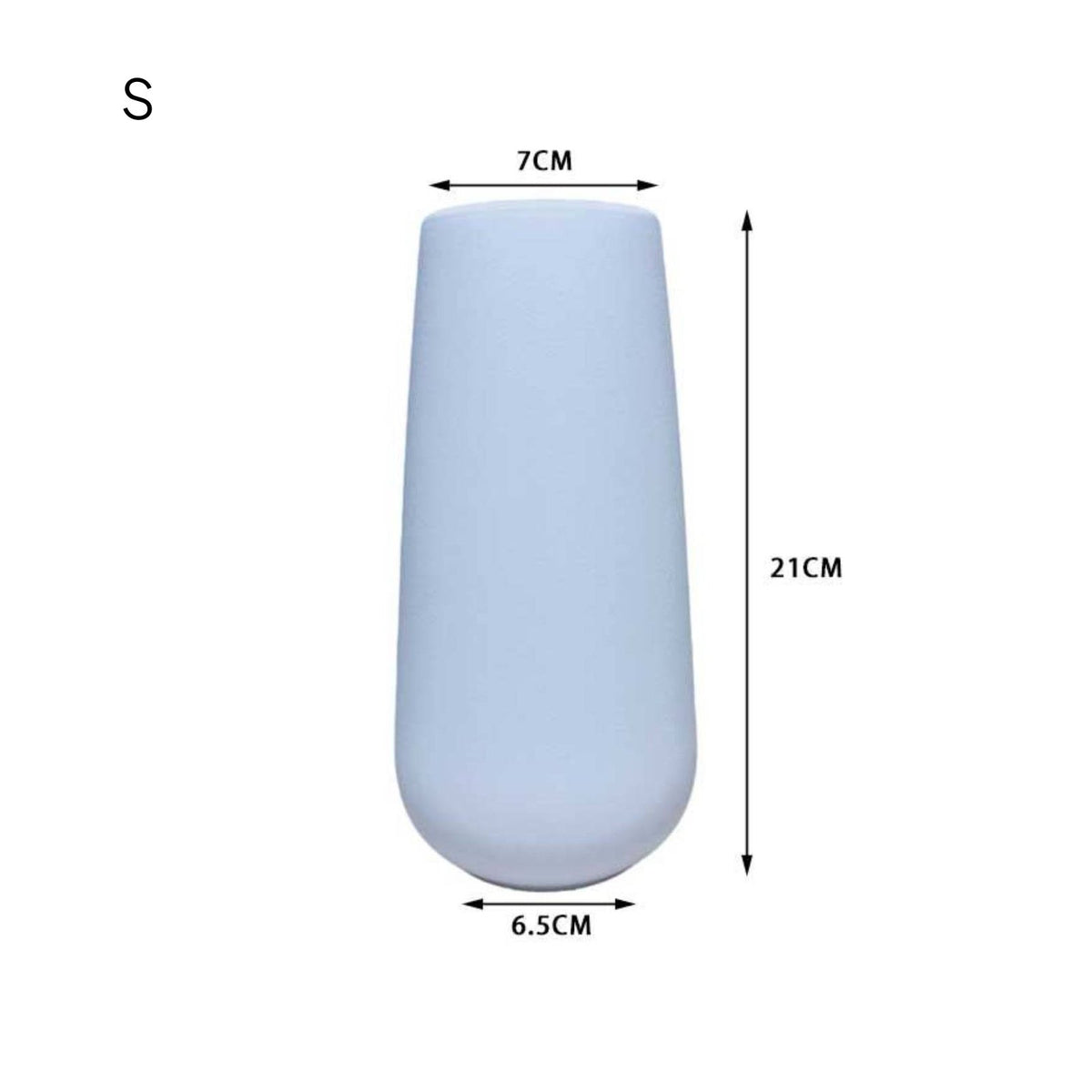 Imitation Ceramic Vase Long-Lasting Minimalist Flower Vase