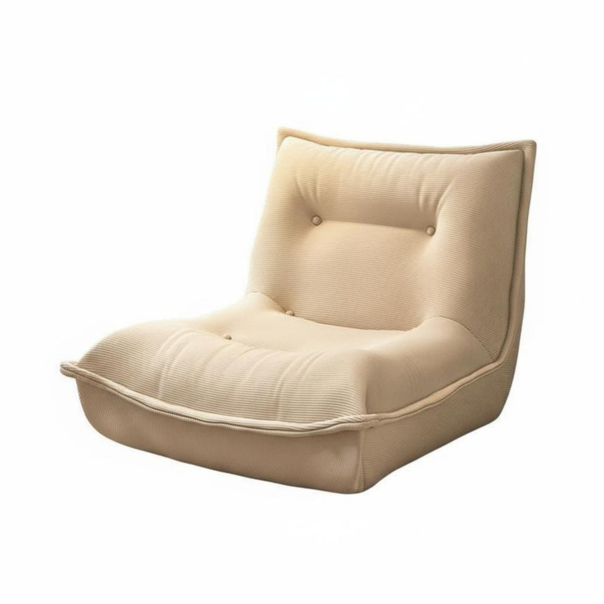 Felineerpillar Armless Lounger Luxuriously Soft Ergonomic Lounger Thick Padding Modern Design for Women, Bedroom, Perusing Nook