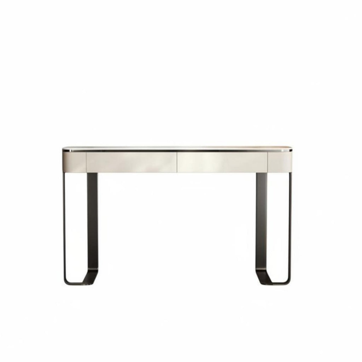 Dressing Set with Lighted Mirror Modern Design Vanity Table Integrated Storage Drawer Built-in Lighted Lighting for Teens