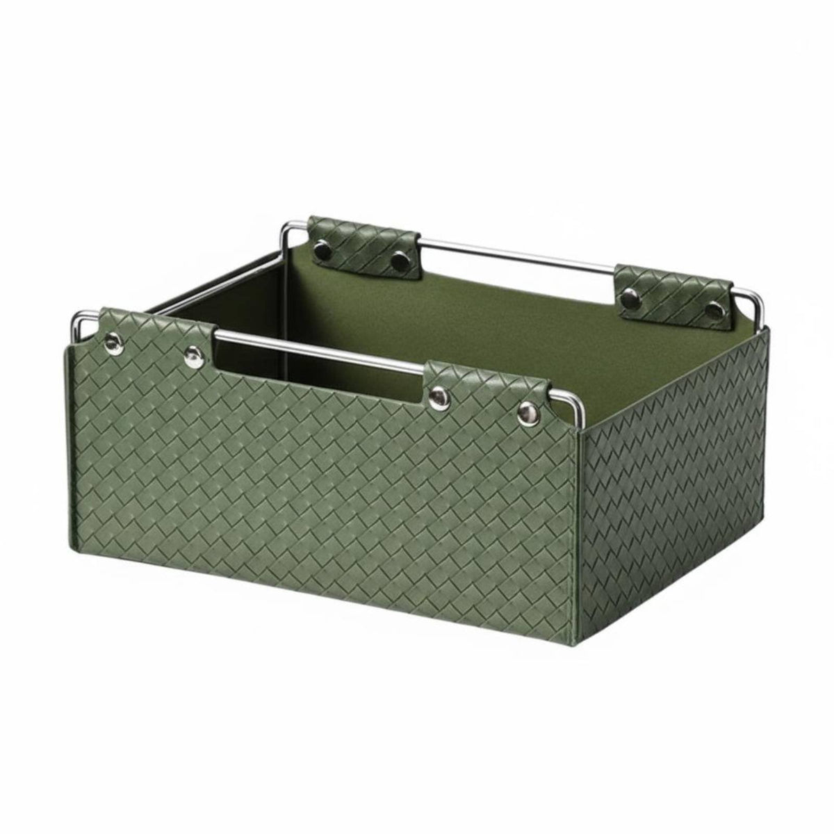 Foldable Valet Tray Multi-Purpose Storage Basket Decorative for Women, Adults