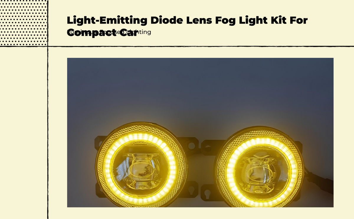 Waterproof LED fog light for 2014-17