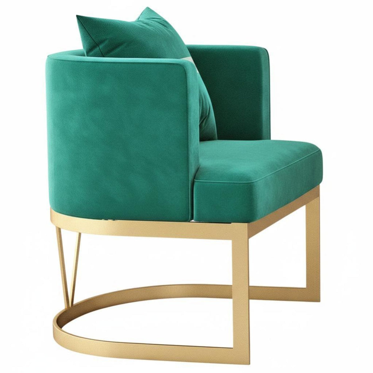 3 Pieces Latticed-Base Armchair and Table Set Nordic Design Home Furniture Minimalist Design Sturdy Frame for Living Room, Cafe